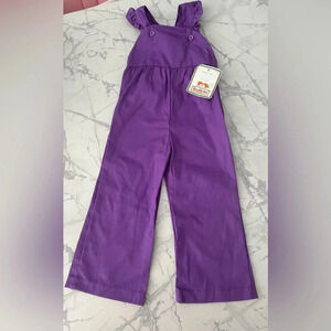 Vintage  Healthtex Overalls NWT | Purple Girls 3T